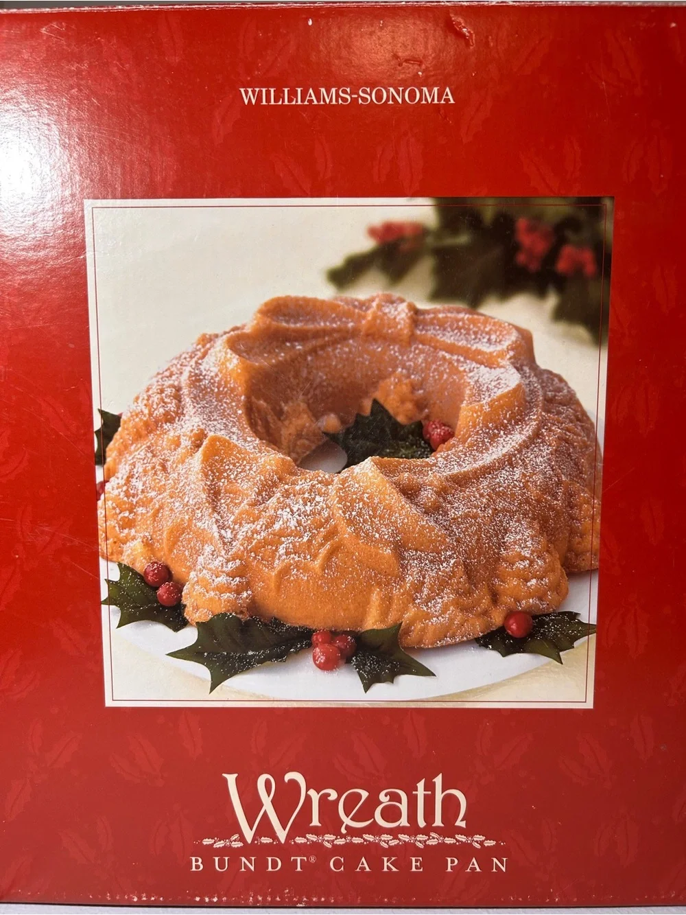 NWOT Williams Sonoma Wreath Bundt Cake Pan